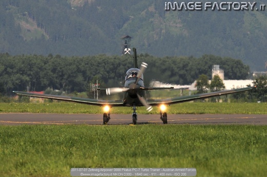 2011-07-01 Zeltweg Airpower 0888 Pilatus PC-7 Turbo Trainer - Austrian Armed Forces
